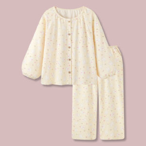 japanese pajamas women's winter new thick flannel sweet long sleeved home service nightgown