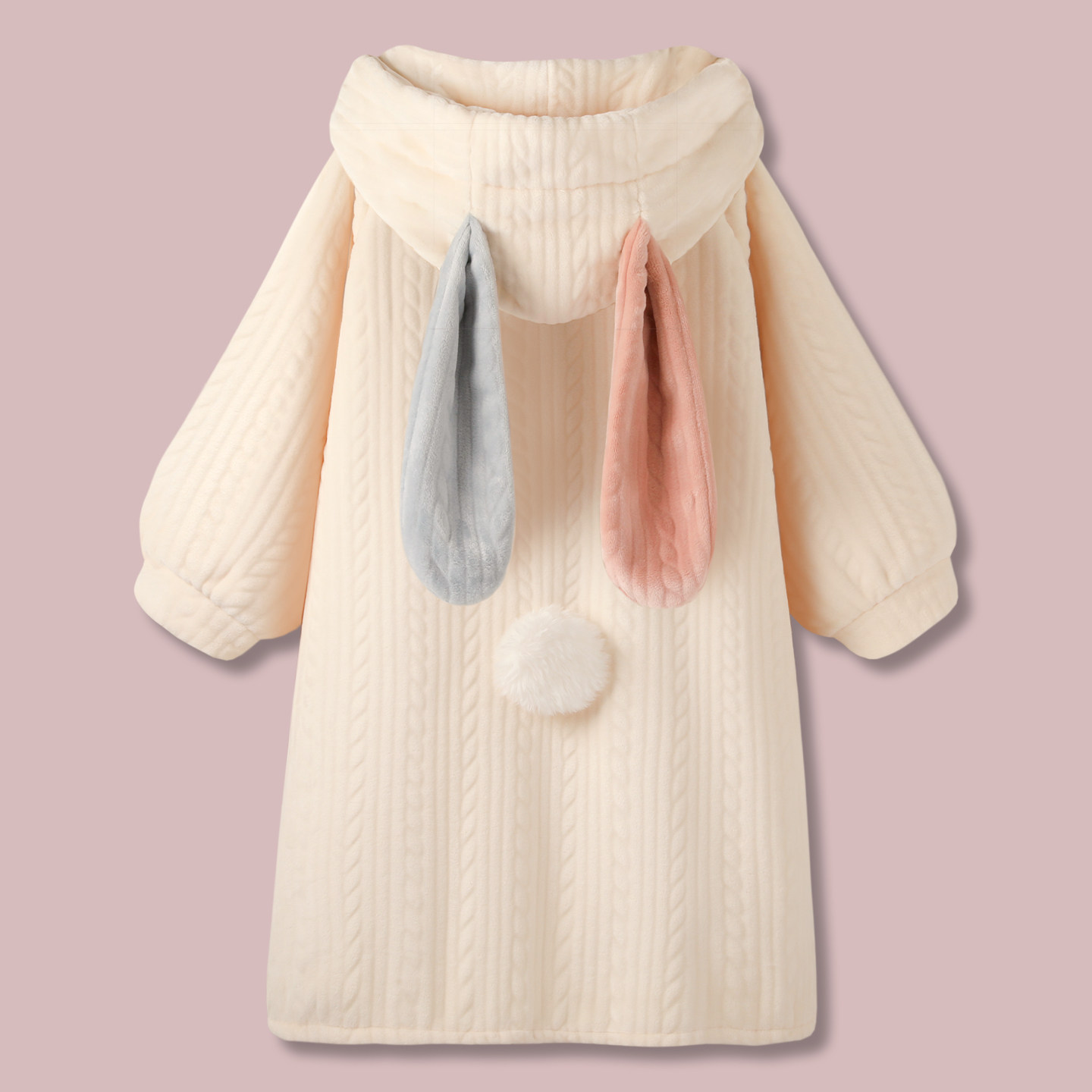 japanese pajamas women's winter 2026 new thick flannel sweet long sleeved home service nightgown japanese pajamas women's winter 2026 new thick flannel sweet long sleeved home service nightgown
