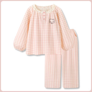 japanese pajamas women's winter new thick flannel sweet long sleeved home service nightgown