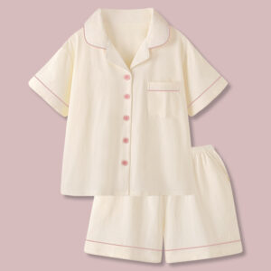 japanese pajamas women's winter new thick flannel sweet long sleeved home service nightgown